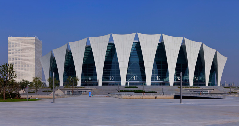 Oriental Sports Center in Pudong (Gerkan, Marg + Partner, gmp Architekten, 2011)
